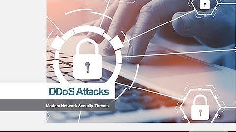 02 11  Modern Network Security Threats - DDoS Attacks