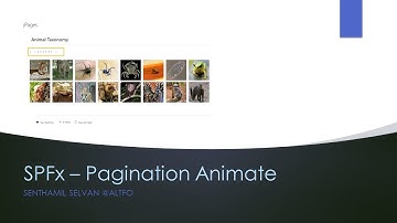SPFx - How to add animation while pagination
