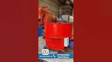 Test máy trộn cưỡng bức cố định CB250 trước khi xuất xưởng tới Quý khách hàng | Máy xây dựng Hồng Hà