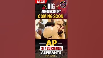 🚨 Big Announcement Coming Soon for AP SI/Constable Aspirants! 🚨