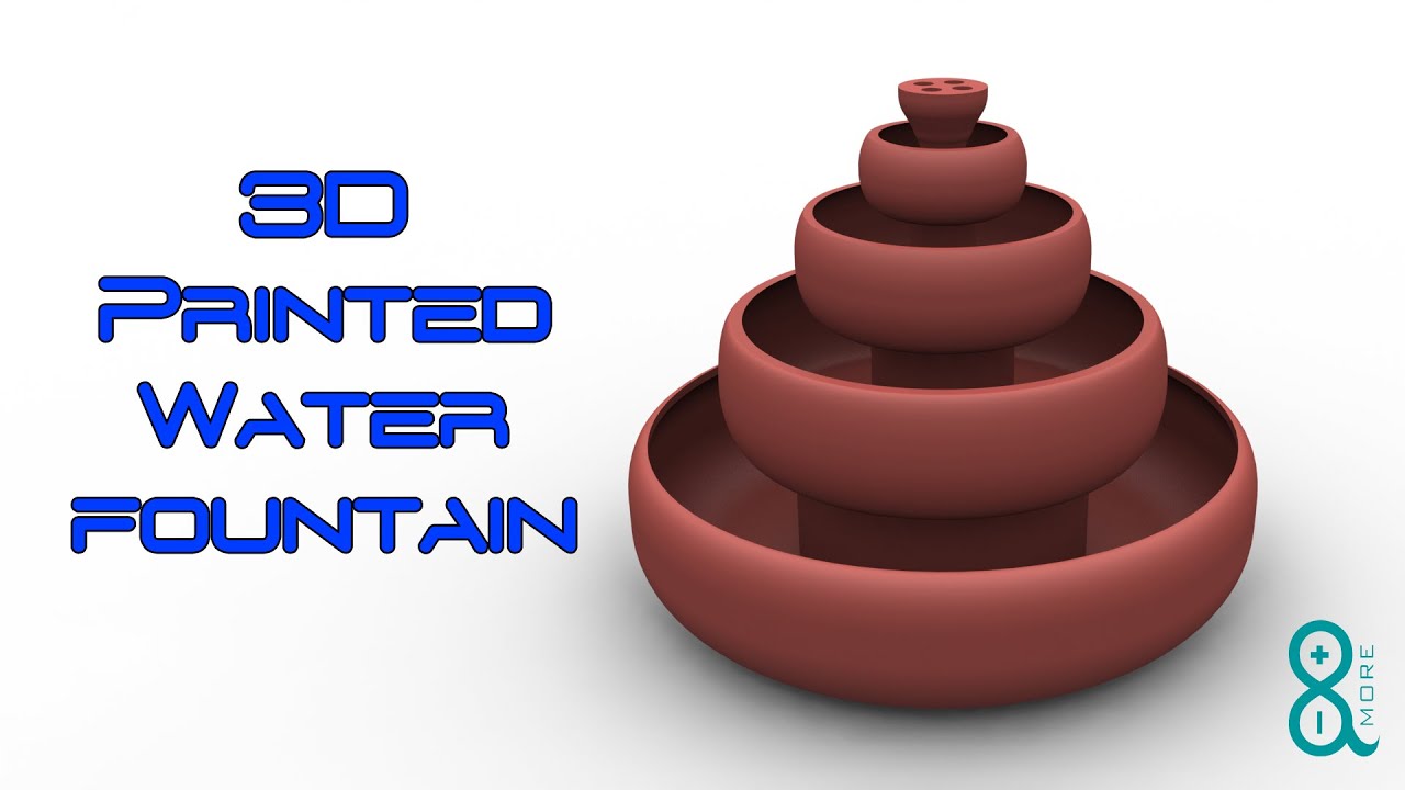 3D Printed Water fountain YouTube