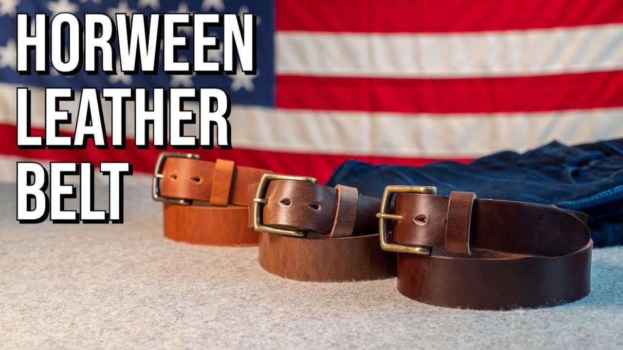 Ashland Leather Co. Men's Horween Leather Belt