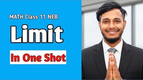 Limit In One Shot || Class-11 Math Calculus