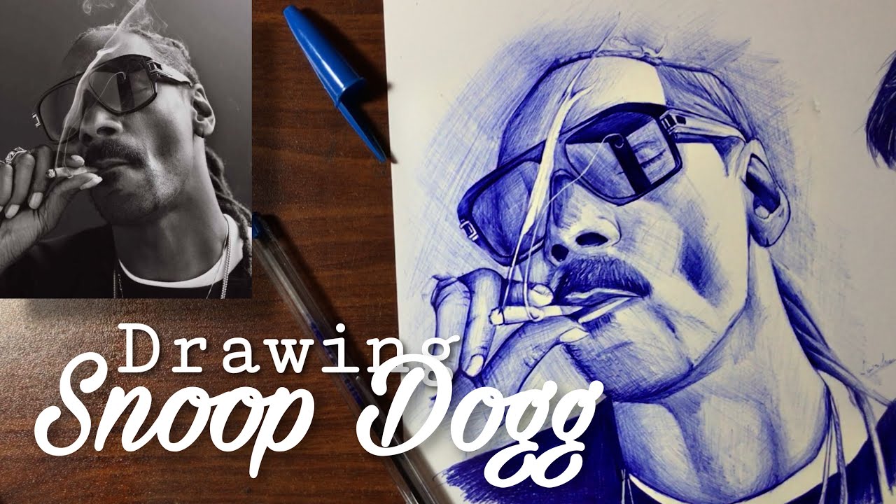 Dibujo de SNOOP DOGG Realista Con Boligrafo - Dibujando a snoop dogg -  thptnganamst.edu.vn