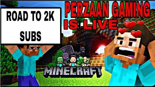 MINECRAFT LIVE || PUBLIC SMP LIVE | JAVA + PE | FREE TO JOIN | Perzaan Gaming