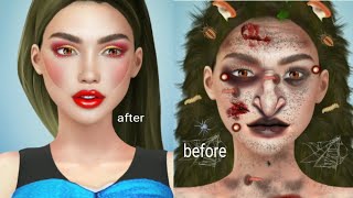 Beautiful makeup after cleansing the face | asmr