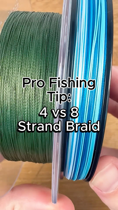 4 Strand vs 8 Strand Braided Fishing Line - Pros and Cons #fishing #fishingtips #bassfishing