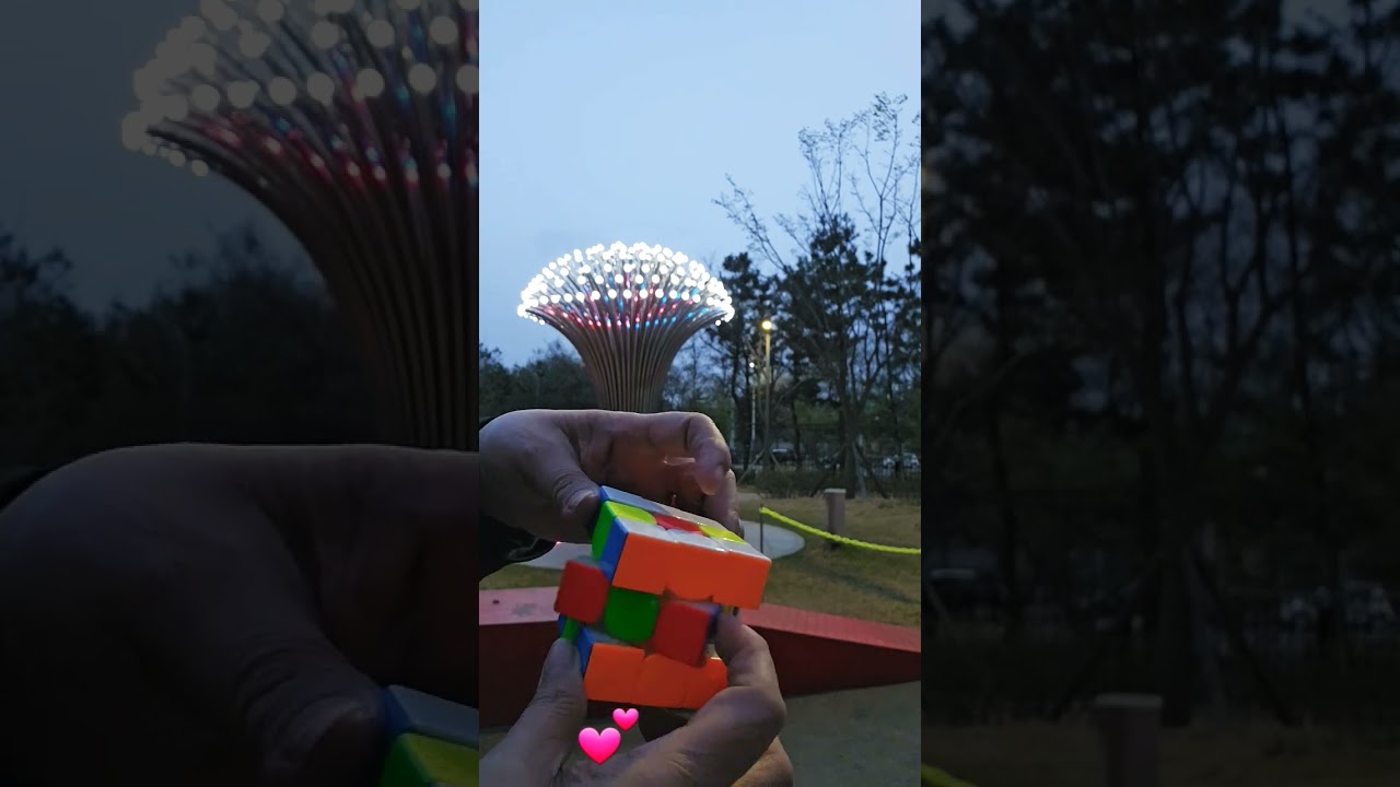 🌈❤️🧡💙💚🩵💛DOUBLE CENTER RUBIK'S MAGIC TRICK 