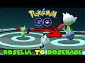 EVOLVING ROSELIA TO ROSERADE IN POKEMON GO POKEMON GO SHINNOH STONE
EVOLUTION