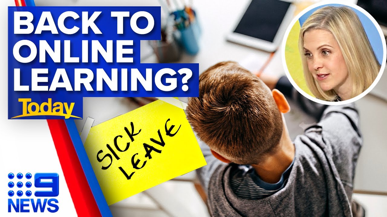 Students could return to online learning amid mass staff shortages | Coronavirus | 9 News Australia