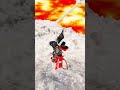 Fire Car&amp; Police car Vs Giant Lava Pit #55#shorts #beamngdrive