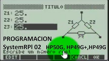 HP50G : PROGRAMANDO EN SystemRPL 02