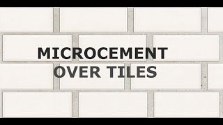 Application Tutorial Traditional Microcement