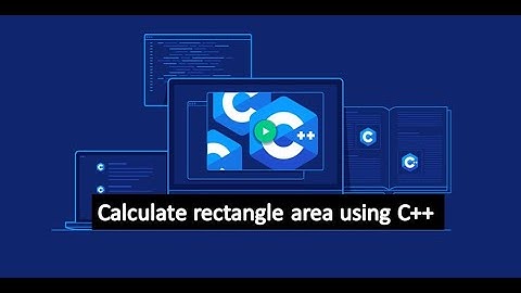 Calculate rectangle area using C++ #cpp #C++