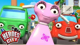 heroes of the city come and play kids cartoons cars for kids