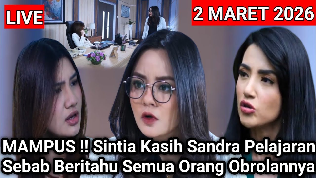 LIVE MERANGKAI KISAH INDAH HARI INI - MAMPUS !! Sintia Kasih Sandra Pelajaran Sebab Beritahu Semua