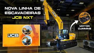 💪EXCLUSIVO no LANÇAMENTO: Veja TUDO da NOVA ESCAVADEIRA JCB 205 NXT (e Nova Geração de Escavadeiras)