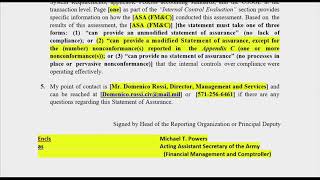 OAA’s MICP  Annual Statement of Assurance preparation Workshop #2 (2019) 🇺🇸