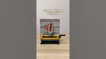 Shaper Machine Mechanism #lego #legotechnic #mechanism #mechanical #engineering #legofan