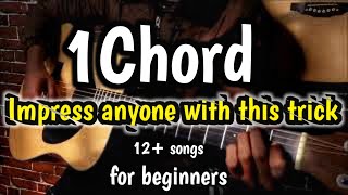 1 chord songs on guitar - special trick |bollywood superhit songs |sandeep mehra