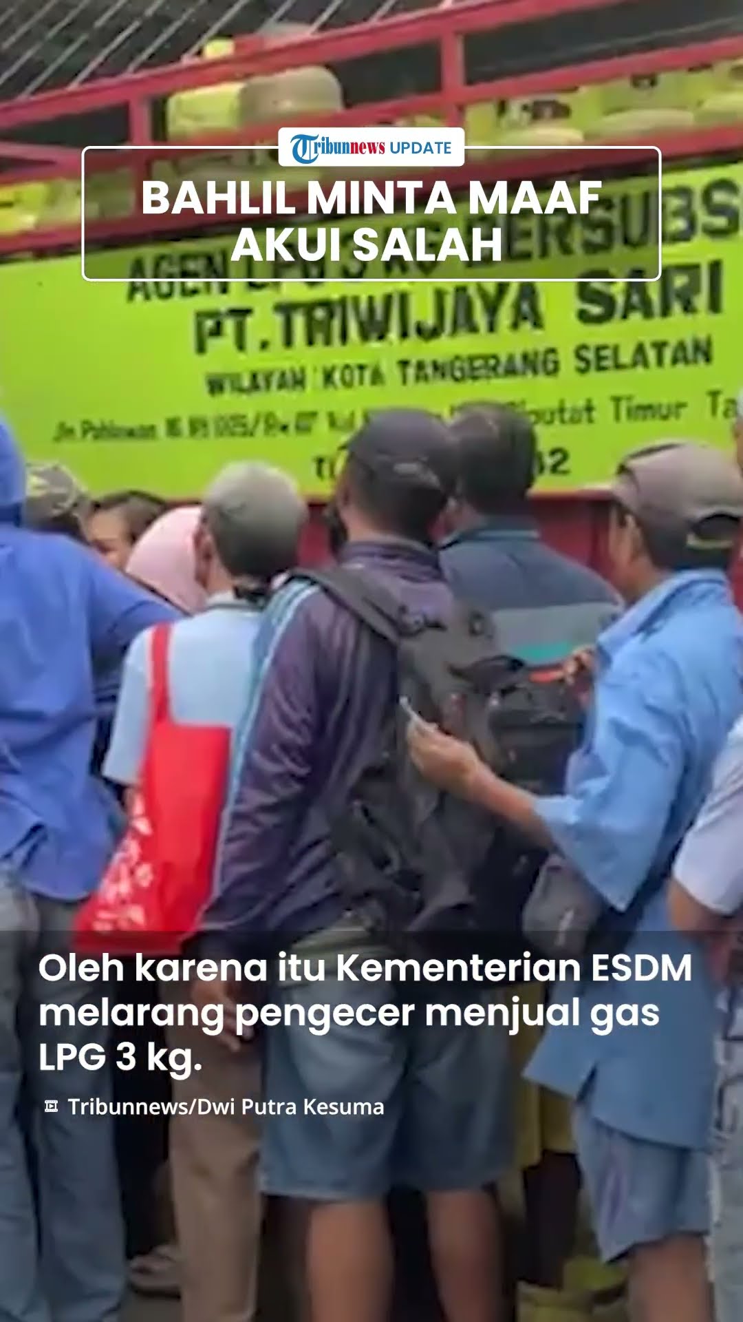 Bahlil Minta Maaf Larang Pengecer Jual LPG 3 Kg Buat Kisruh, Klaim Siap Berikan Nyawa demi Rakyat