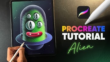 Draw With Me This Alien in Procreate