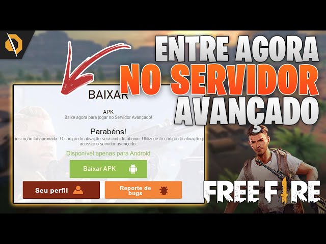 Servidor Avançado Free Fire: Inscrições para Outubro 2023, Download e  Código de Ativação