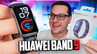 CHEGOU! NOVA Huawei BAND 9!! COMPACTA e COMPLETA: Tela AMOLED e MUITA BATERIA!