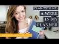 🗓PLAN WITH ME | How I Plan a Week in My Simplified Planner