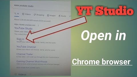 Chrome Browser se yt studio Open kaise kare 2022 | Gelhi Tech Master