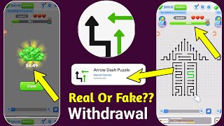 Arrow dash puzzle real Or fake | Arrow dash puzzle | withdrawal | Arrow dash puzzle app review  screenshot 5