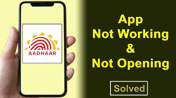 how to fix mAadhaar app not opening / not working / not loading problem on android