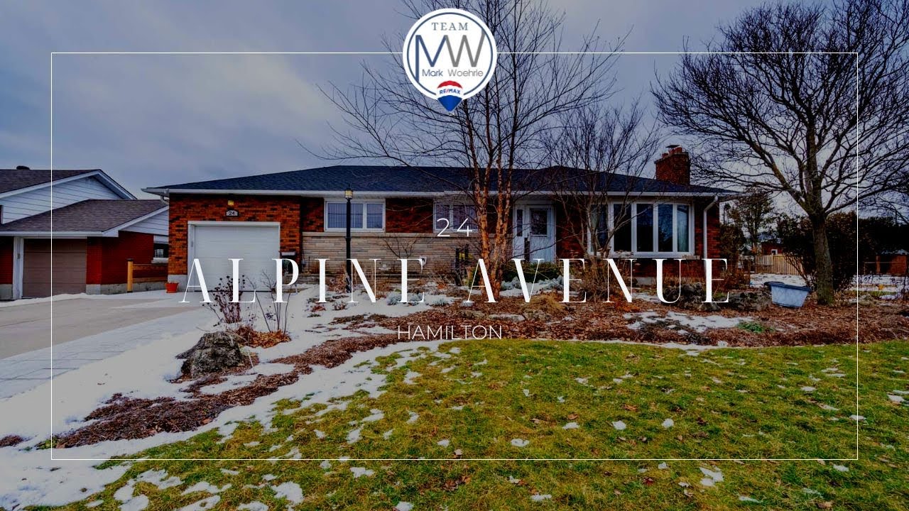 📍24 Alpine Avenue, Stoney Creek 799,900 🛌3 bed 🛁2 bath YouTube