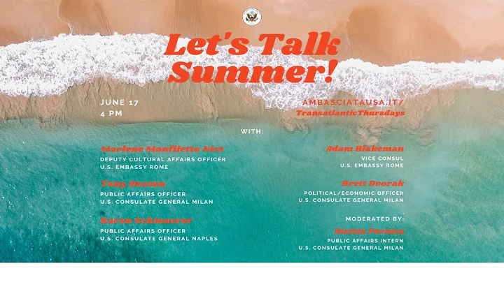 Transatlantic Thursdays - Let's Talk Summer