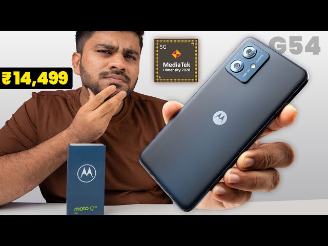 I Tried this Budget 5G Smartphone - MOTO G54 Unboxing, 6000mAh Battery