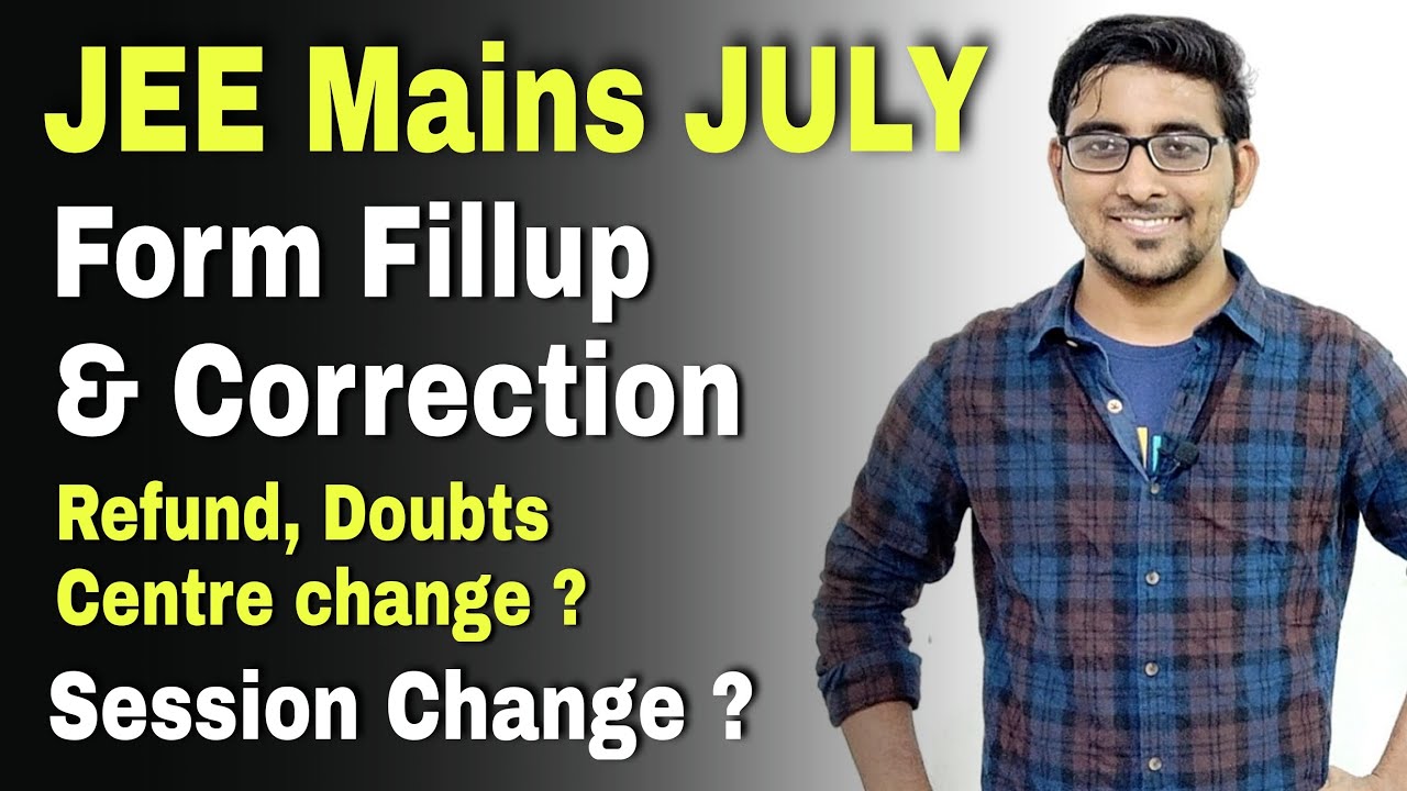 Jee Mains 2021 Application form fill up & Correction | Jee Mains 2021 Exam dates | Jee Admit Card