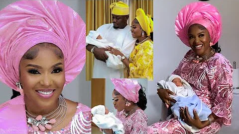 ‘God Is Never Late’ Yoruba Actress Biola Adebayo Get Emotional At Her Son's Naming Ceremony,..