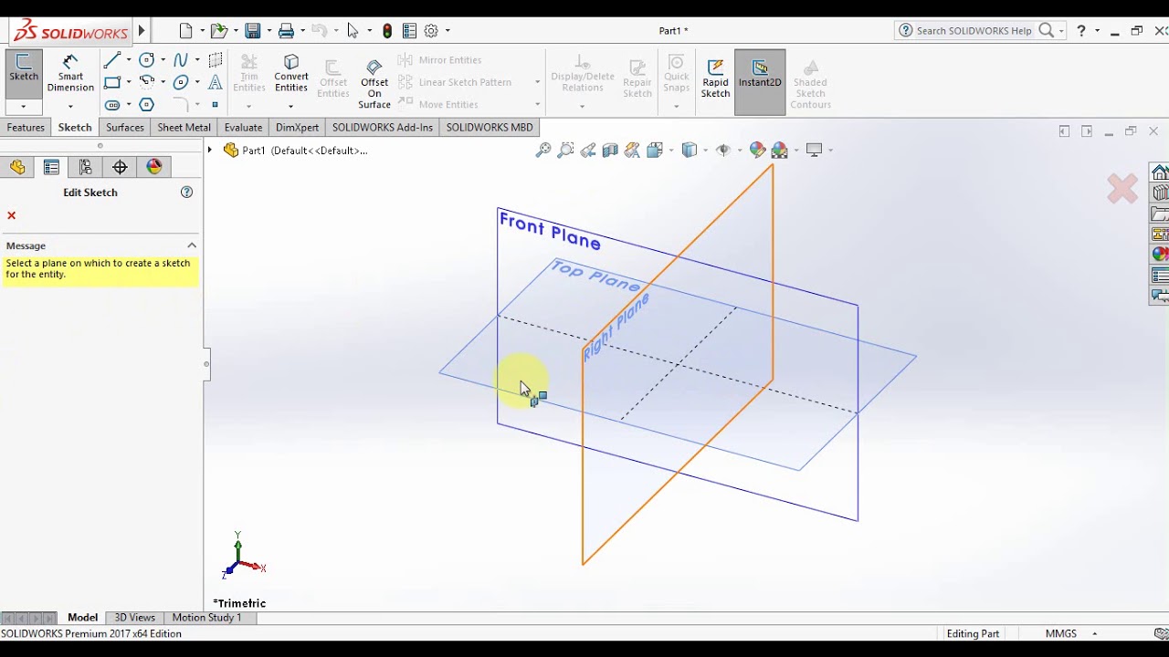Solidworks 1 - Basic tools - YouTube