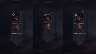 PRESET ML😼 GUA KIRA LU SAYANG AMA GUA - SAD🙂
