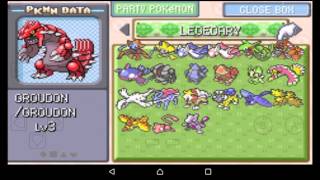 Pokemon Firered All Legendary Pokemon Cheats codes(deyoxis,jirachi,ho oh etc) myboy