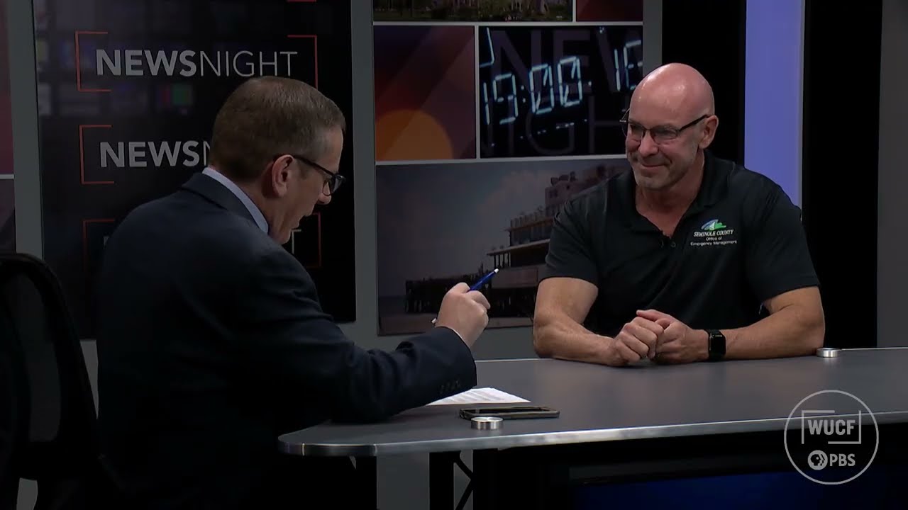 NewsNight | Alan Harris, Seminole County's Emergency Manager talks about Hurricanes Ian Recovery