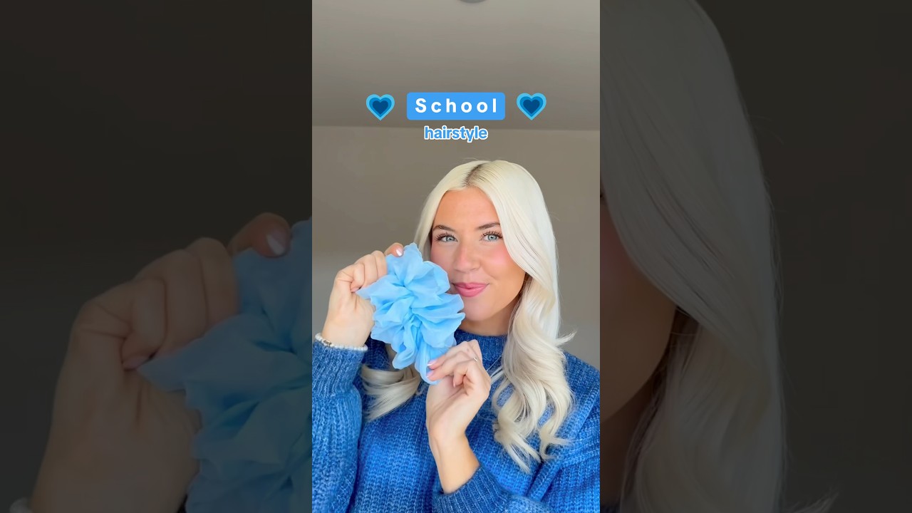 School Hairstyle!💙🦋🌀🩵 