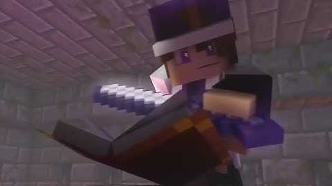 Minecraft intro animation ender boy