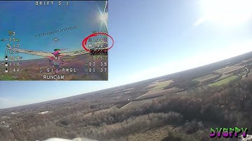 ZOHD DRIFT LONG RANGE P.B 2 MILE ROUND TRIP IN HIGH WINDS ALMOST TRAGIC