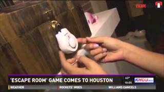 Houston Escape Room on KHOU 11 News - 02.08.15