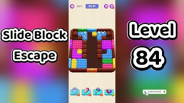 Slide Block Escape Level 84 Walkthrough 🧩 | Go Answer