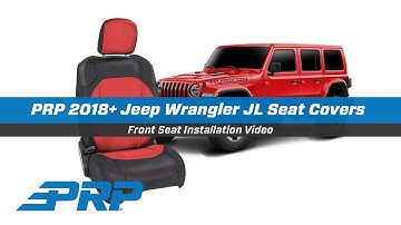 PRP Seat Covers for 2018+ Jeep Wrangler JL - Front Seats Install
