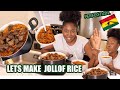 QUEENY TRIES EASY GHANA JOLLOF RICE FOR MILLENNIALS 🤣 || QUEENY TRIES EP. 1