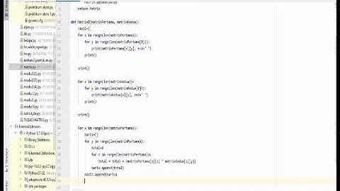 Flowchart dan Program Python Perkalian Matrix