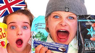 AUSTRALIAN KIDS TRYING BRITISH CANDY ft. Fizz Sisters (collab)